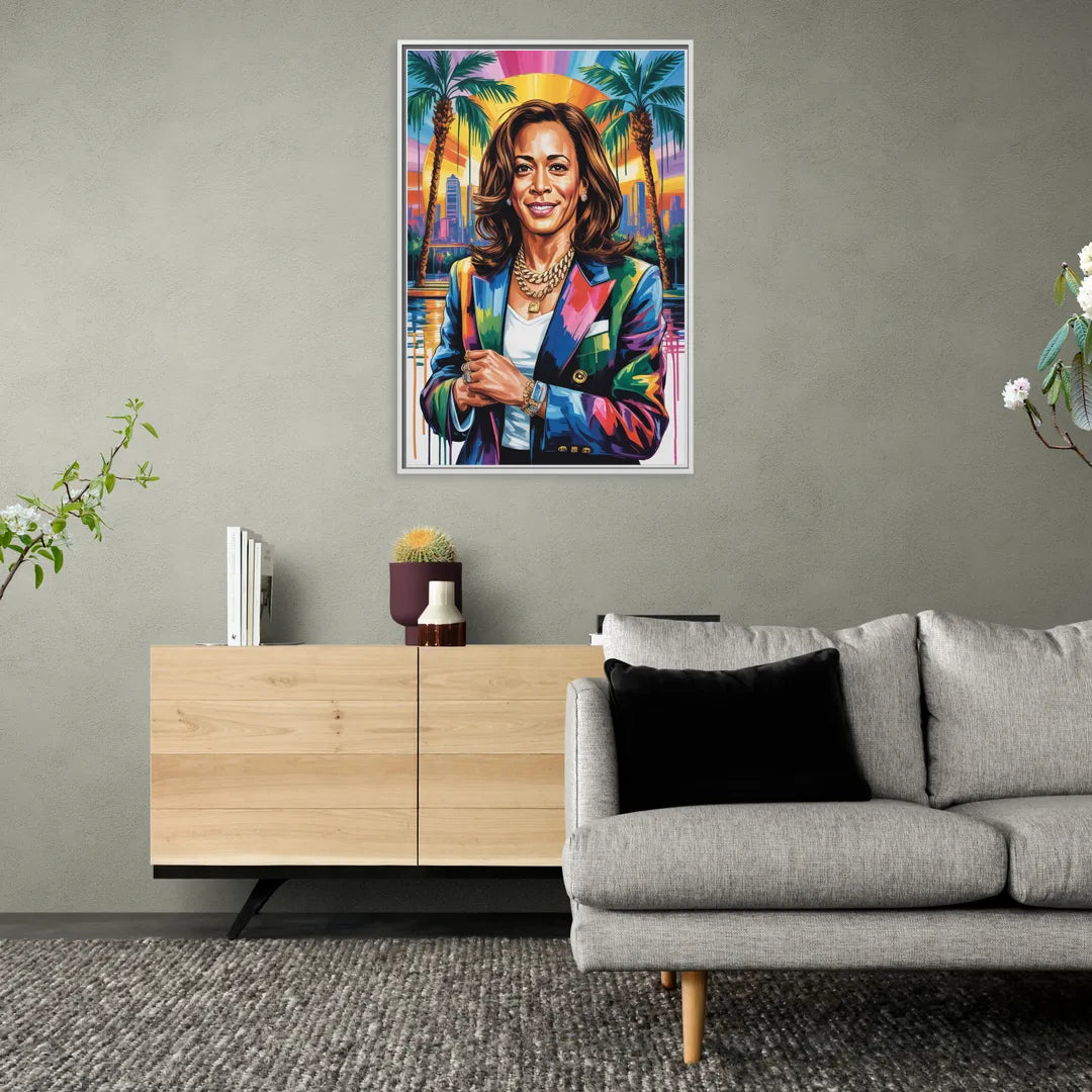 Trail Blaze - Living Room White Frame Canvas