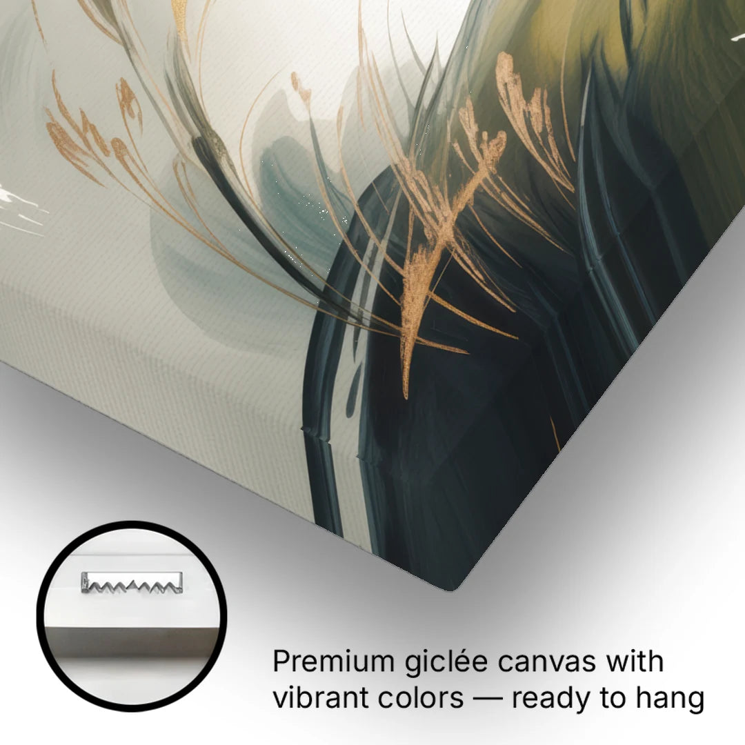 Tranquil Cross Minimalist Christian - Canvas Wall Art - Gallery Wrap Corner