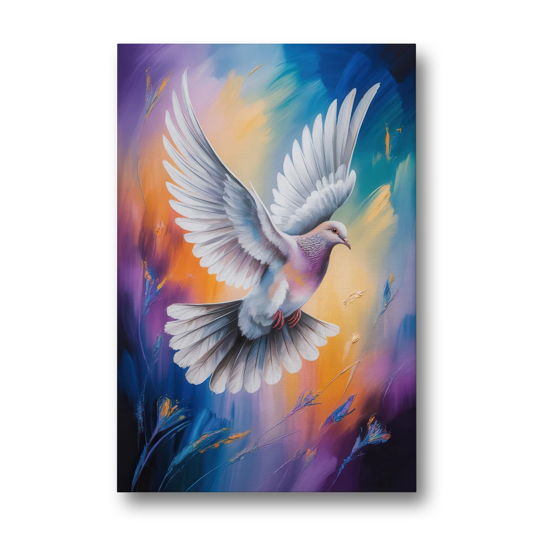Tranquil Dove Peace - Canvas Wall Art - Front