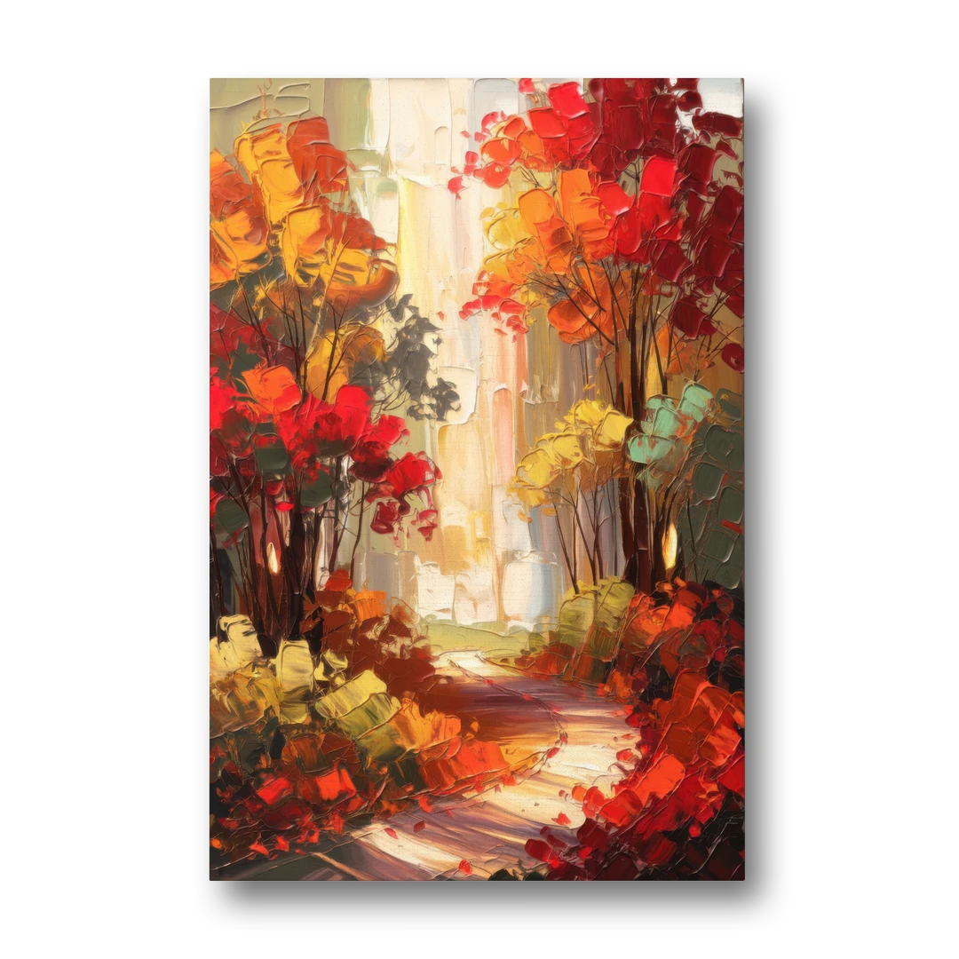 Traverse City Autumn Foliage - Canvas Wall Art - Front