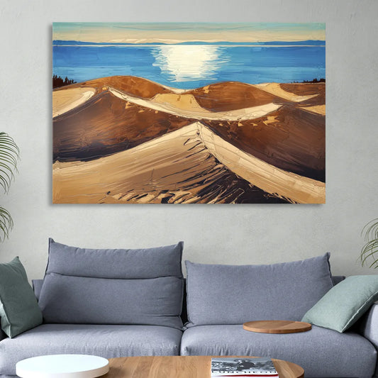 Traverse City Sleeping Bear Dunes Living Room - Canvas Wall Art