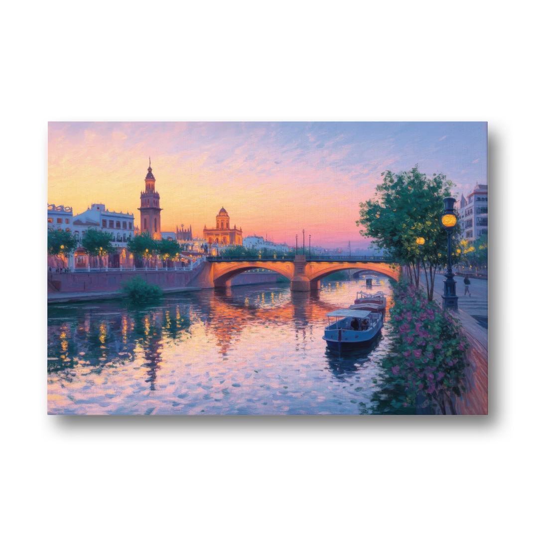 Triana Twilight - Canvas Wall Art - Front
