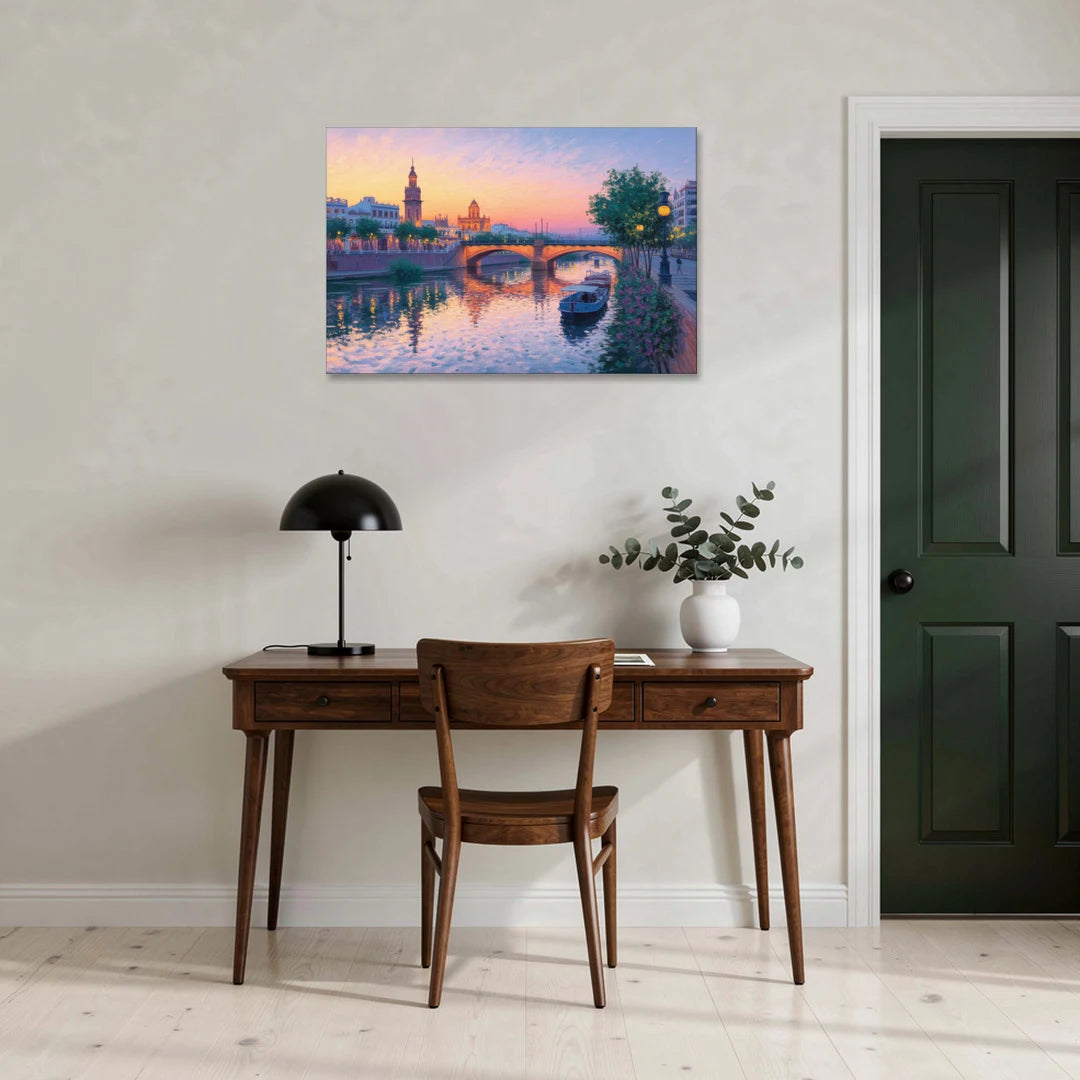 Triana Twilight - Canvas Wall Art - Office - 36x24