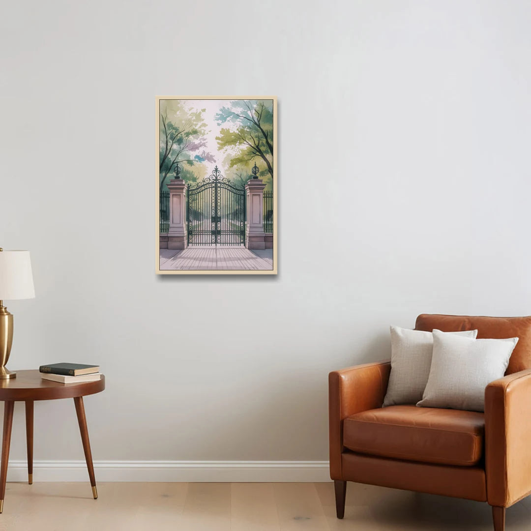 Trinity Bellwoods Park - Oak Framed Canvas Wall Art - Sofa - 20x30