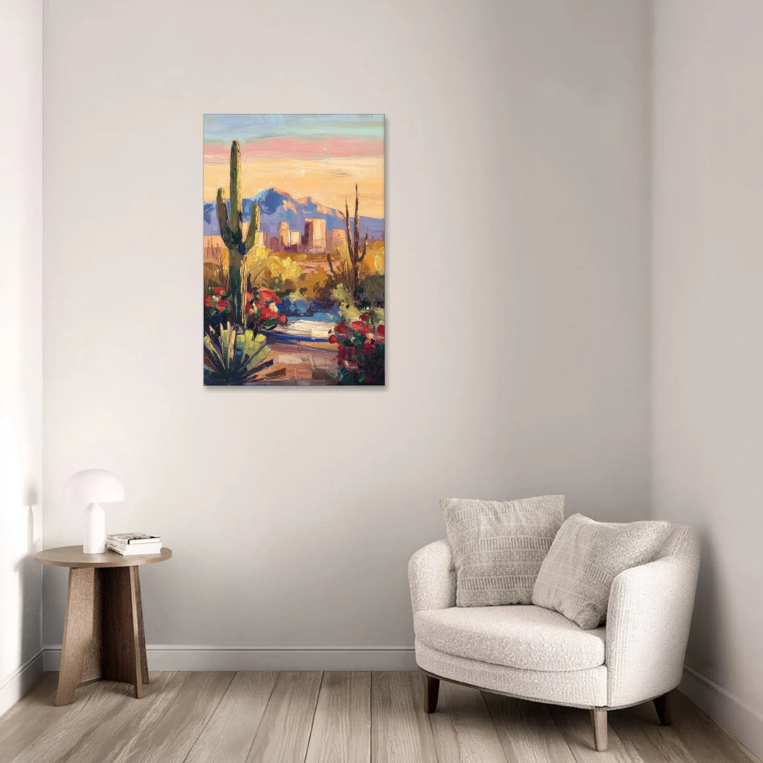 Tucson Arizona Pride - Canvas Wall Art - Sofa - 24x36
