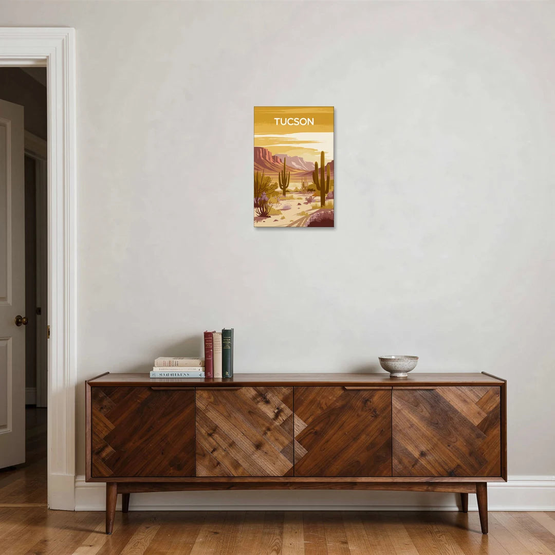 Tucson Mountain Views - Canvas Wall Art - Coffee Table - 16x24