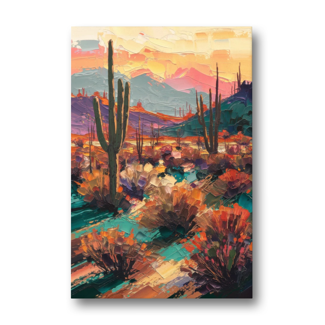 Tucson Sonoran Desert - Canvas Wall Art - Front