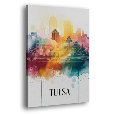 Tulsa Urban Charm - Canvas Wall Art