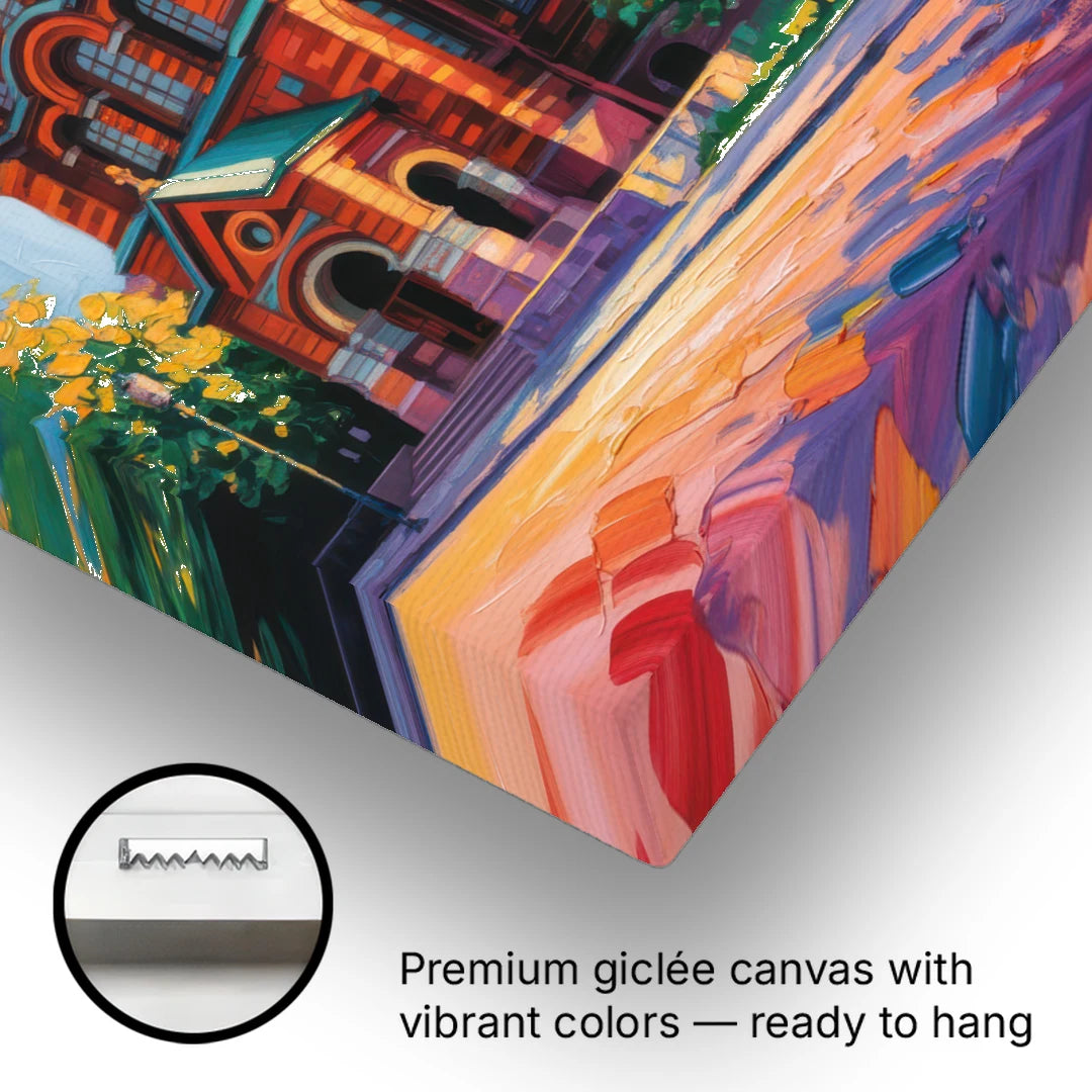 Uspenski Cathedral Charm - Canvas Wall Art - Gallery Wrap Corner