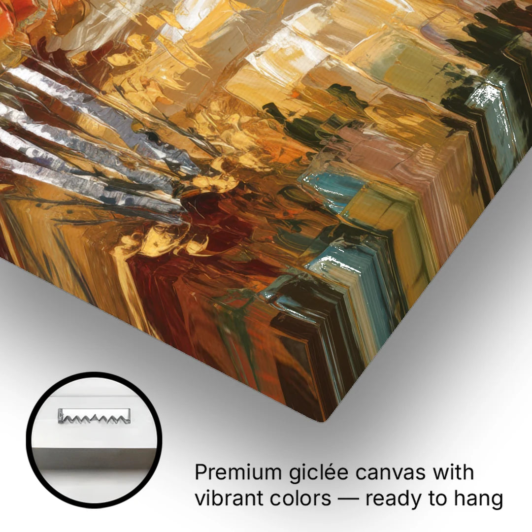 Vail Aspen Forest - Canvas Wall Art - Gallery Wrap Corner