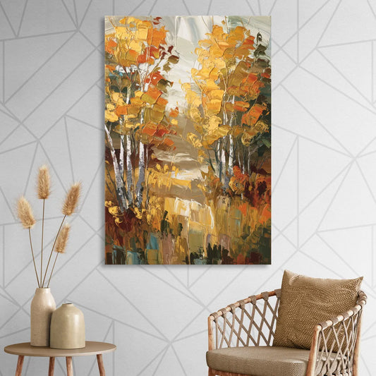 Vail Aspen Forest Living Room - Canvas Wall Art
