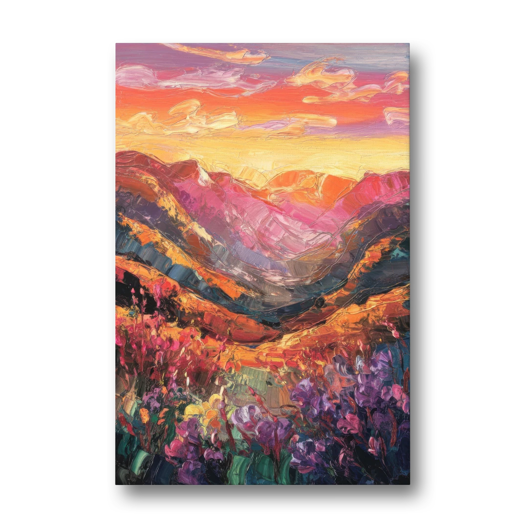 Vail Sunset Glow - Canvas Wall Art - Front