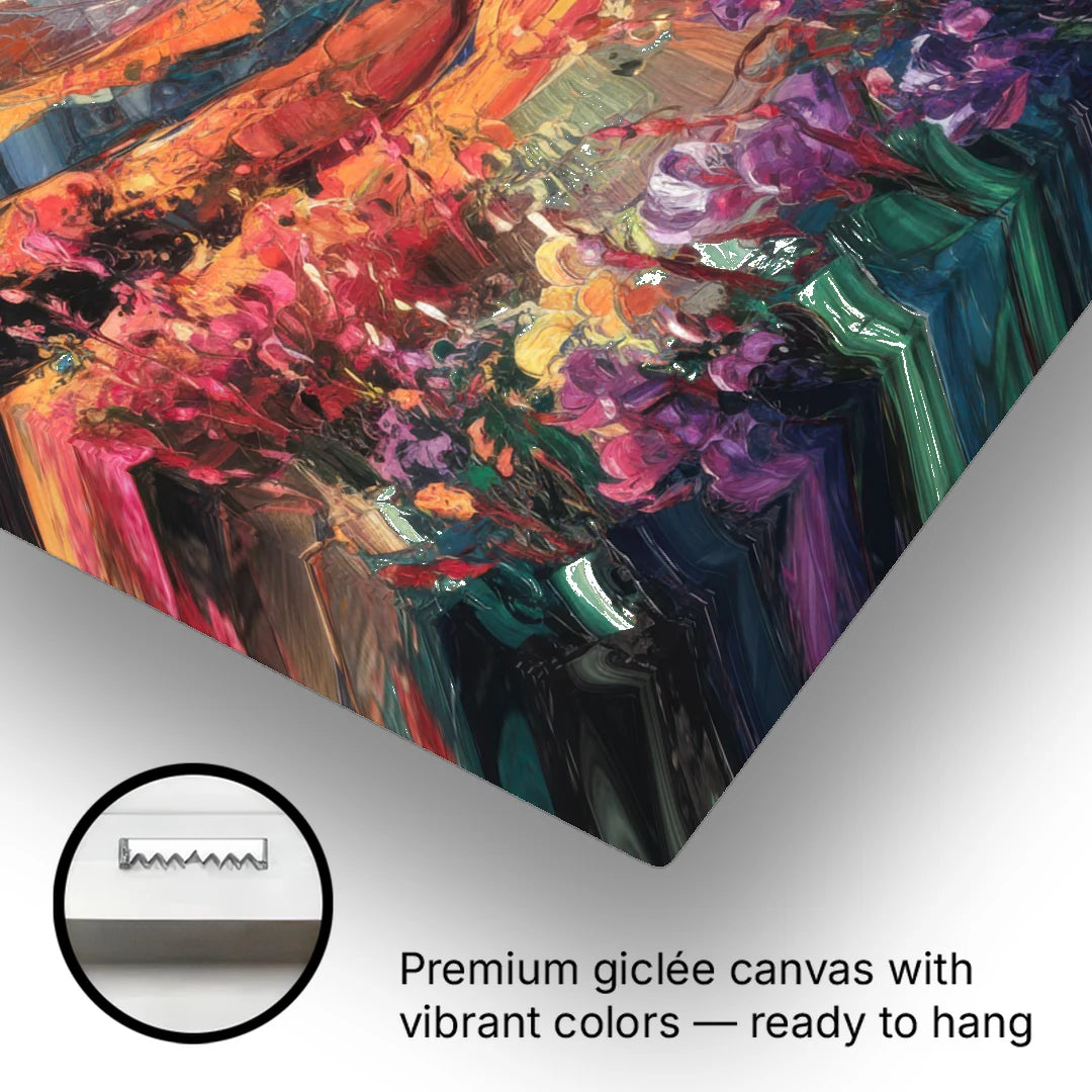 Vail Sunset Glow - Canvas Wall Art - Gallery Wrap Corner