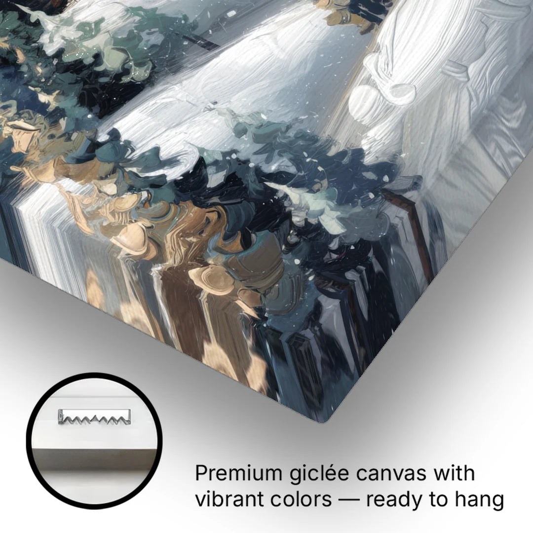 Vail Winter Wonderland - Canvas Wall Art - Gallery Wrap Corner