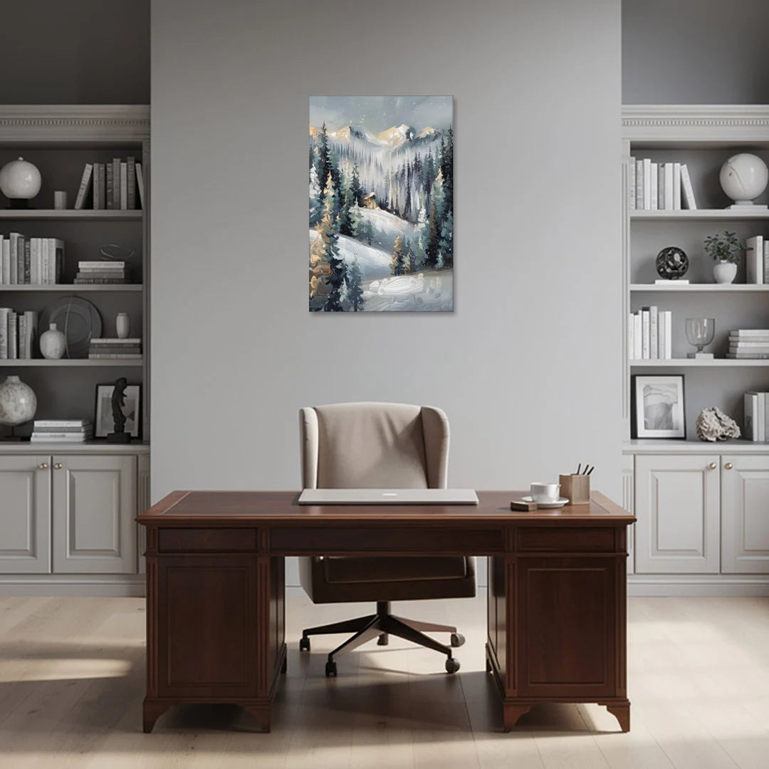 Vail Winter Wonderland - Canvas Wall Art - Office - 24x36