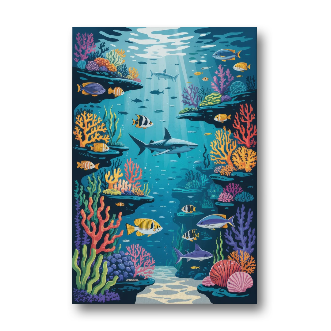 Vancouver Aquarium Life - Canvas Wall Art - Front