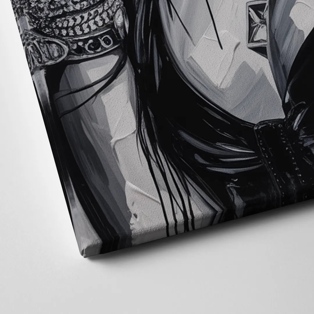 Velvet Line Canvas Close Up