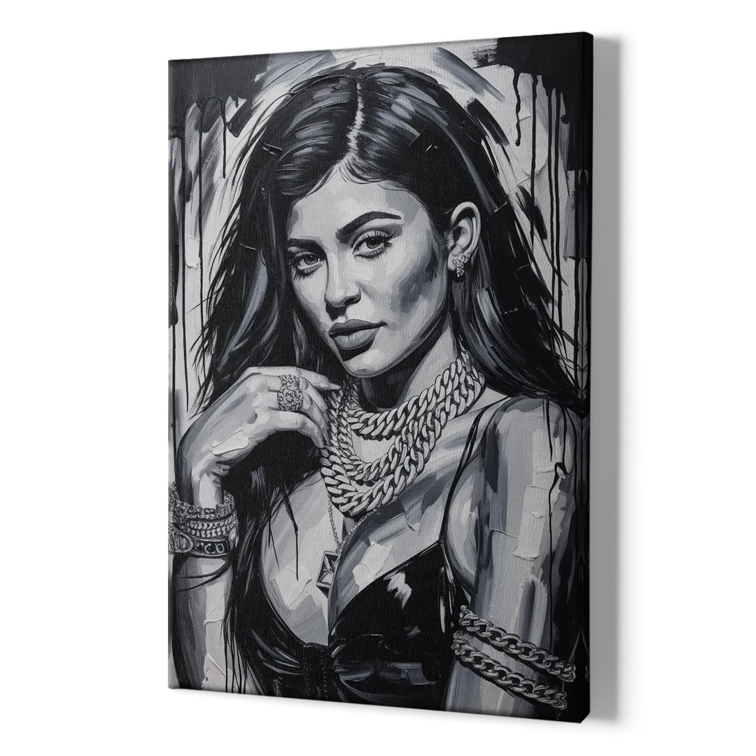 Velvet Line - Canvas Print Art Sides