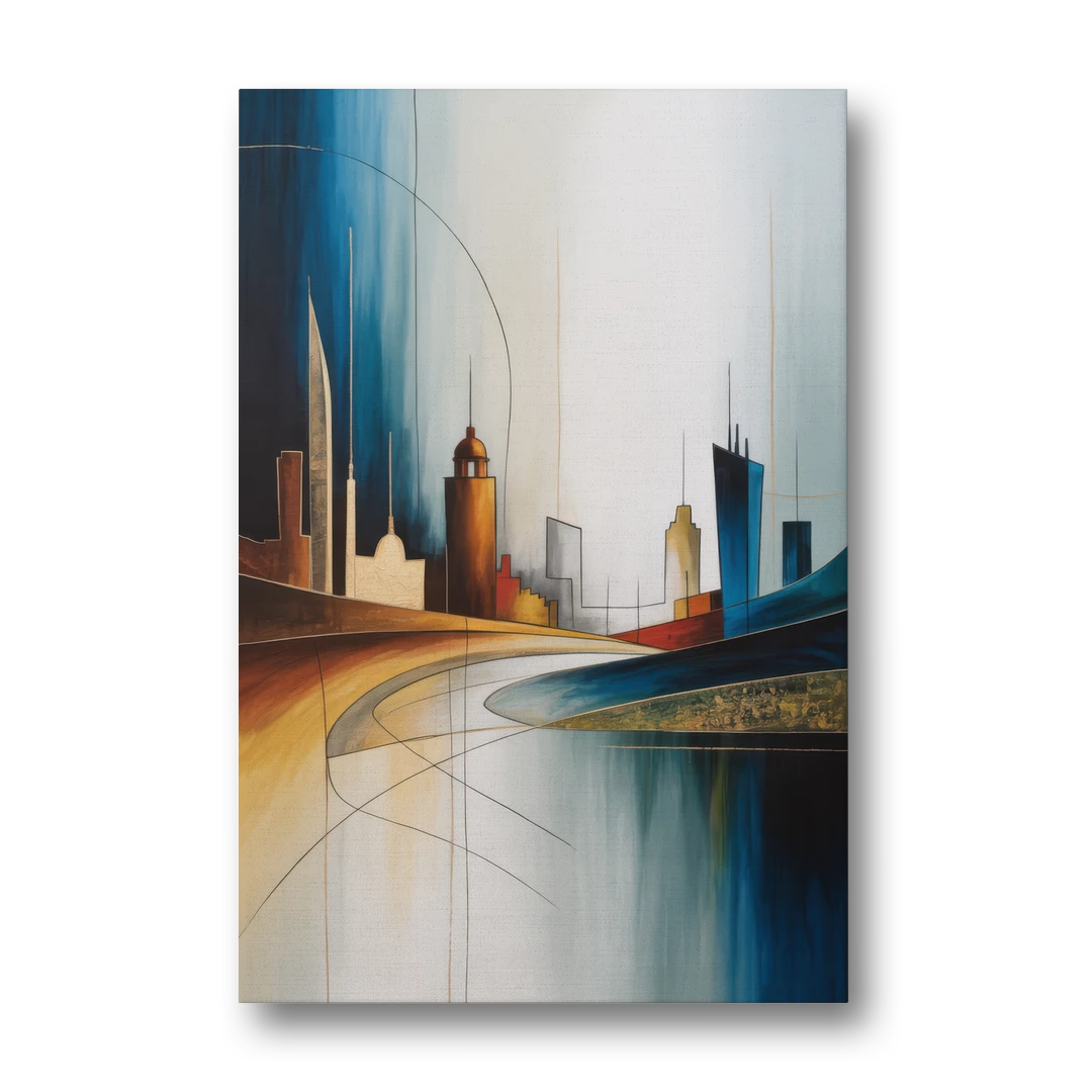 Vilnius Skyline - Canvas Wall Art - Front