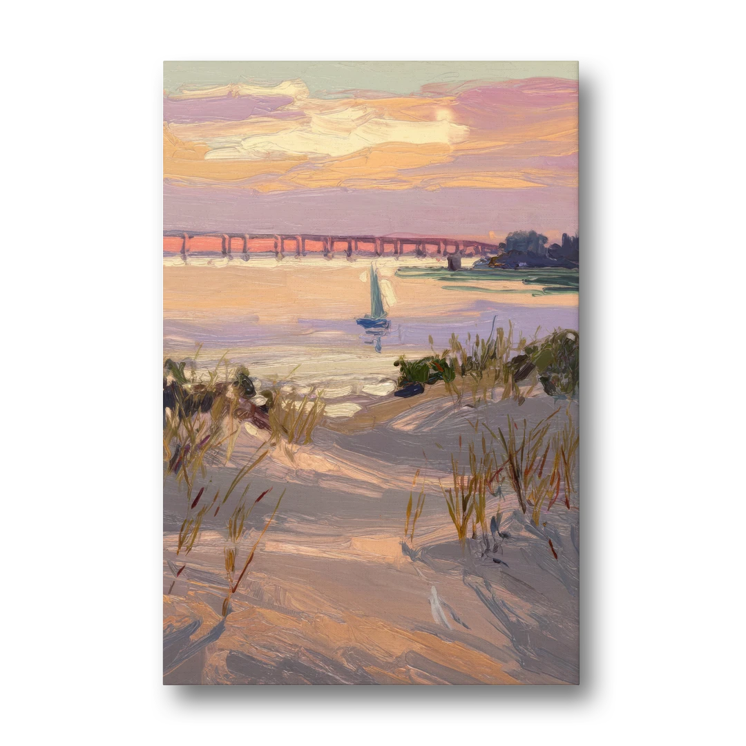Virginia Beach Chesapeake Bay Views - Canvas Wall Art - Front
