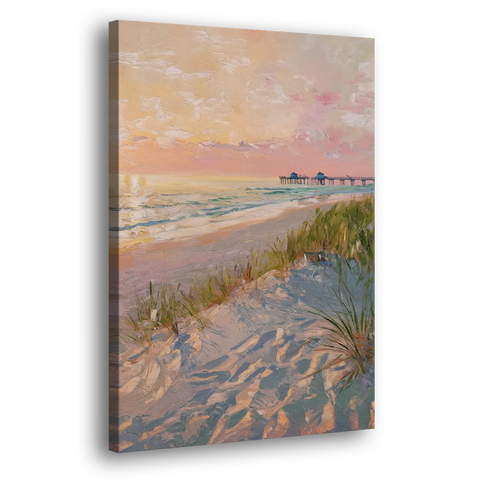 Virginia Beach Oceanfront Serenity - Canvas Wall Art