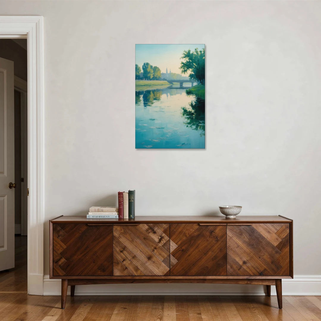 Vistula River Serenity - Canvas Wall Art - Coffee Table - 24x36