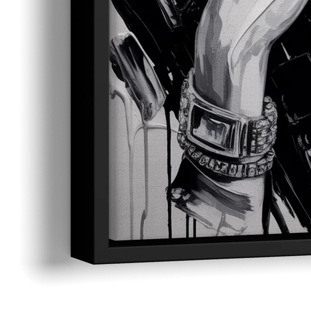 Vogue Soul 2.0 - Close-Up Black Frame Canvas