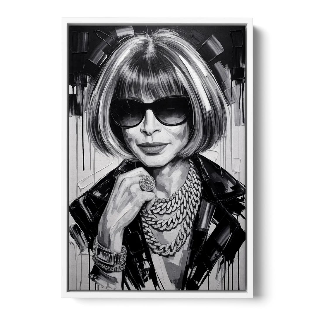 Vogue Soul 2.0 - White Frame Canvas