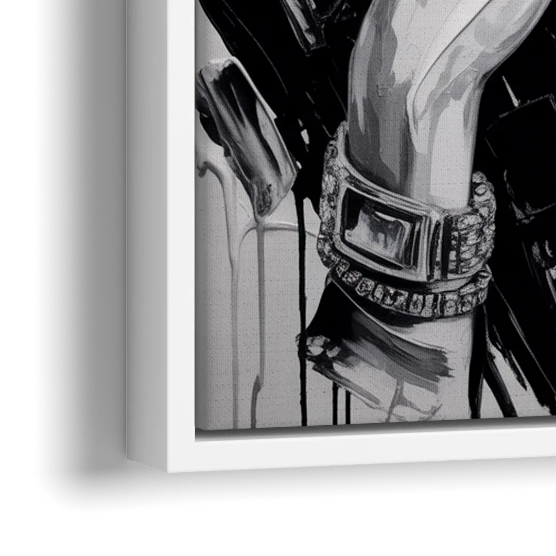 Vogue Soul 2.0 - Close-Up White Frame Canvas