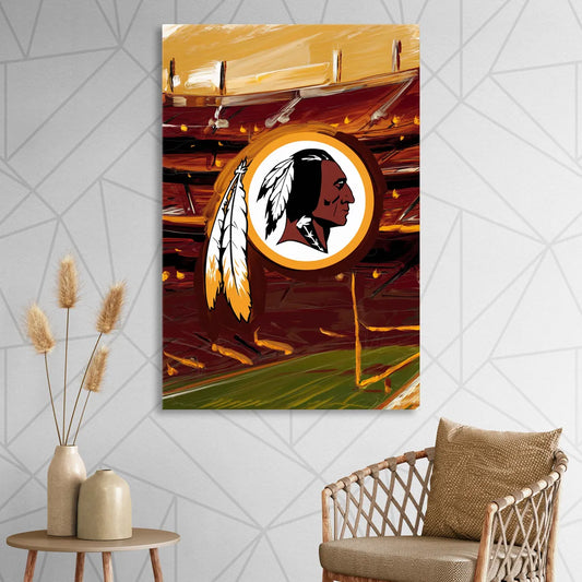 Washington Commanders Legacy Living Room - Canvas Wall Art