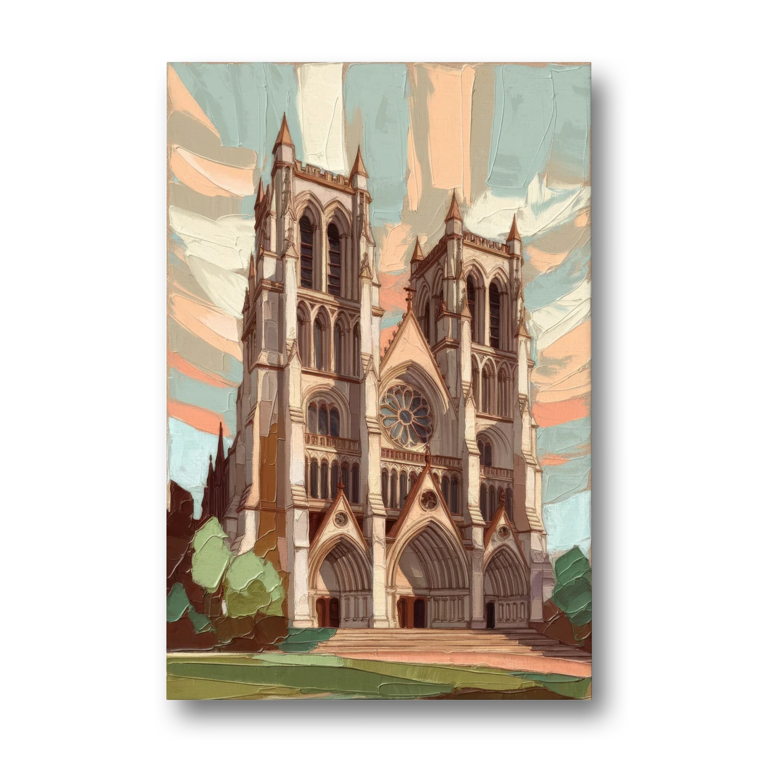 Washington National Cathedral - Canvas Wall Art - Front