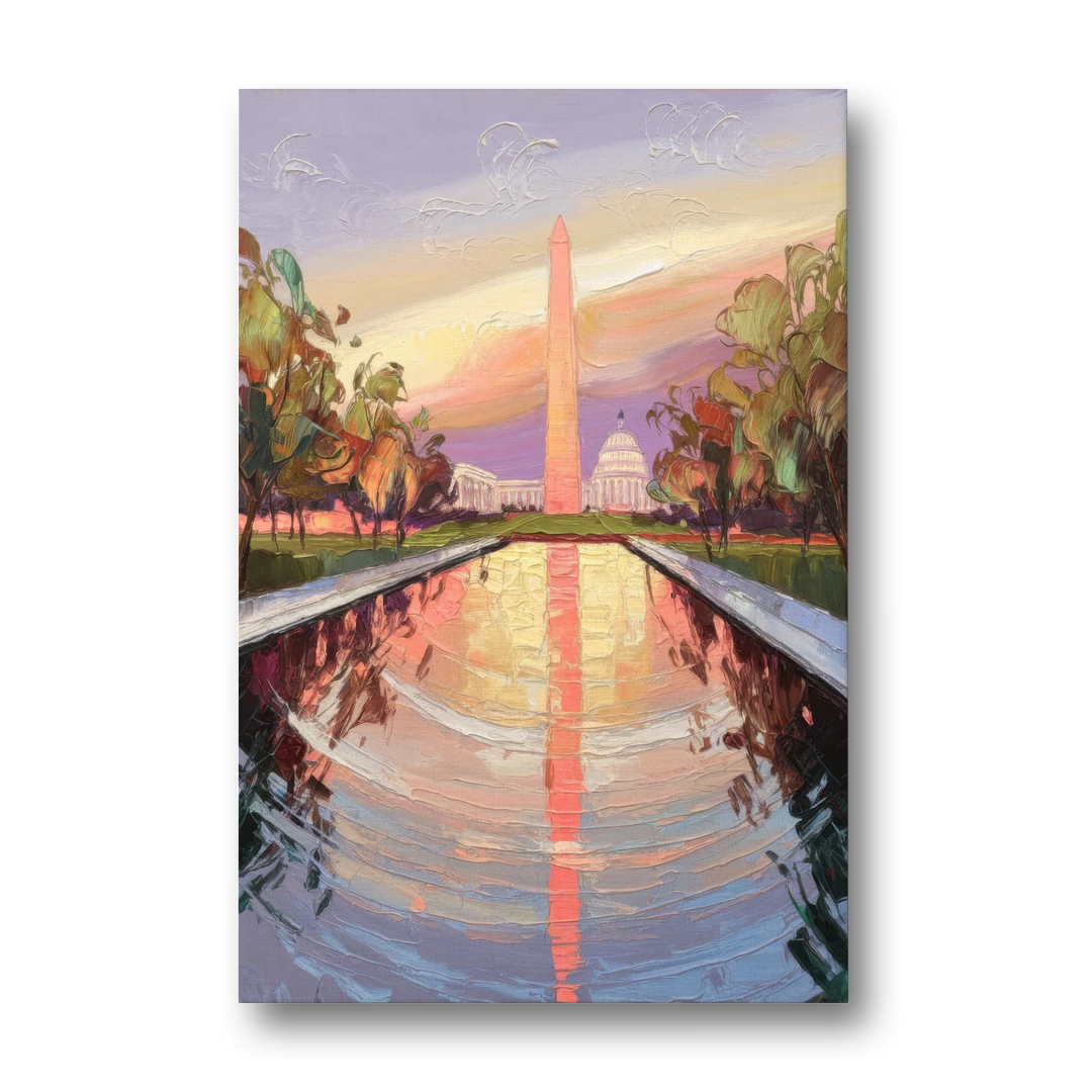 Washington National Mall - Canvas Wall Art - Front