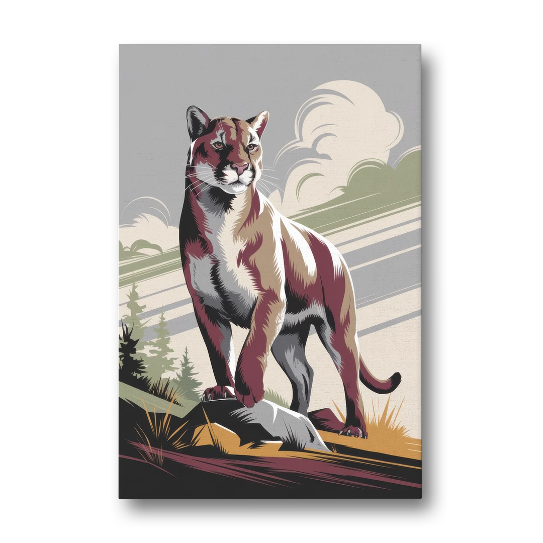 Washington State Cougars Pride - Canvas Wall Art - Front