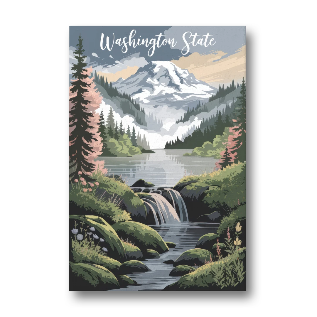 Washington State Nature Scenes - Canvas Wall Art - Front