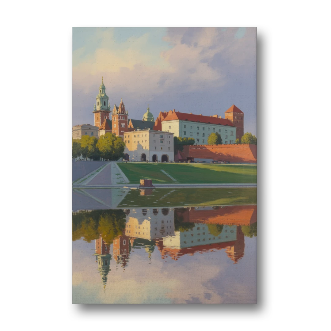 Wawel Castle Majesty - Canvas Wall Art - Front