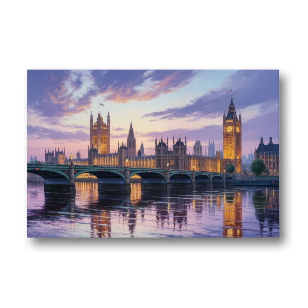 Westminster Glow - Canvas Wall Art - Front