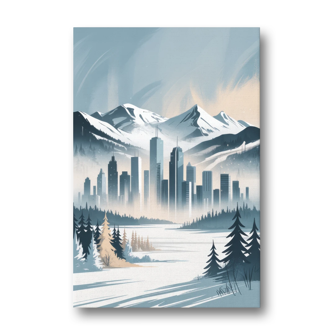 Whistler Winter Wonderland - Canvas Wall Art - Front