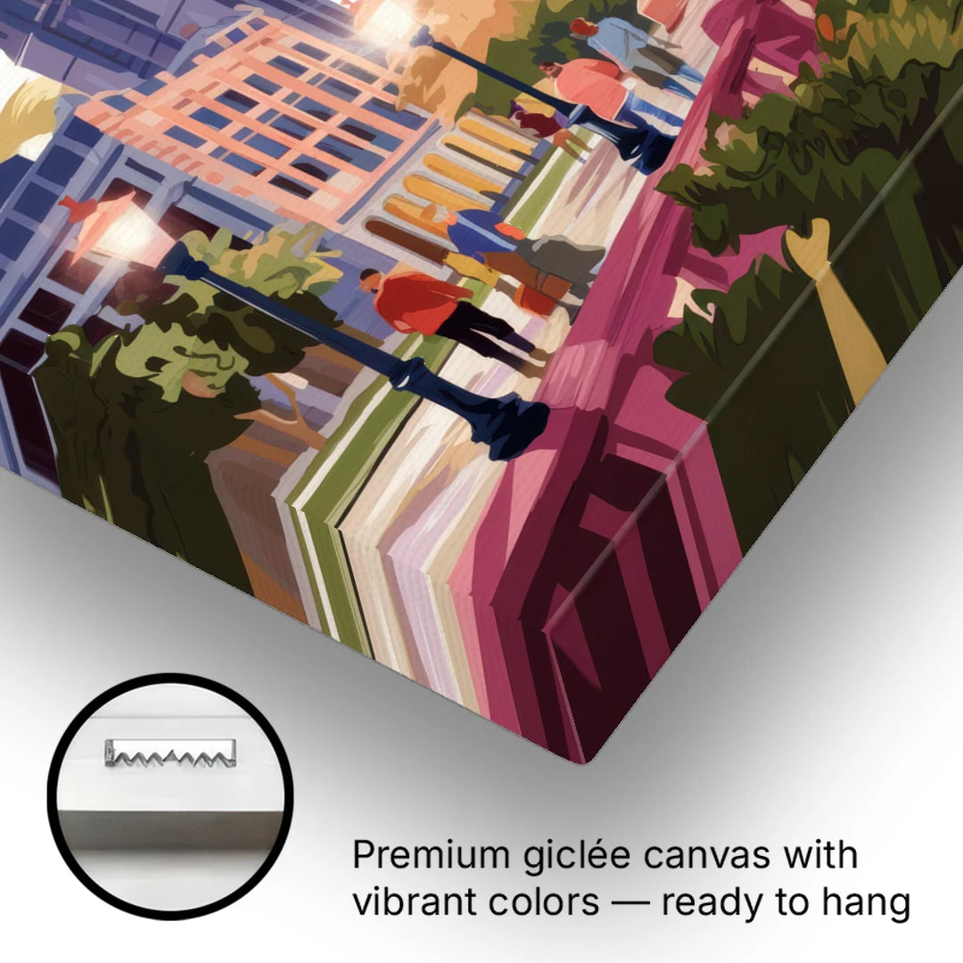 Wichita Historic Landmarks - Canvas Wall Art - Gallery Wrap Corner