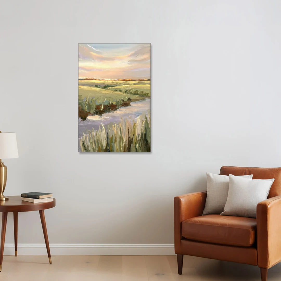 Wichita Scenic Horizons - Canvas Wall Art - Sofa - 24x36