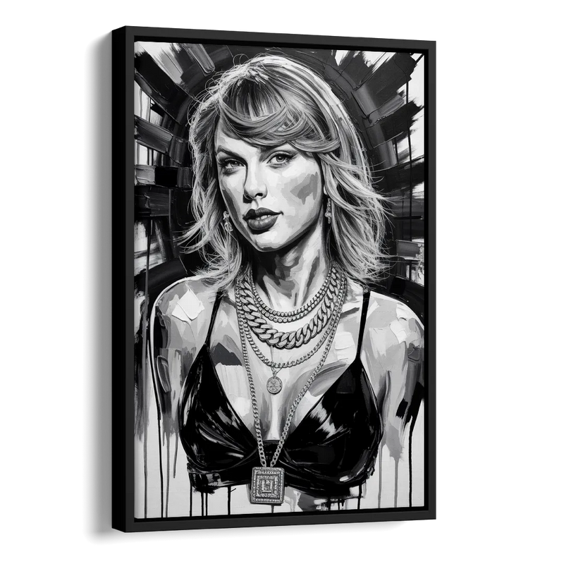 Wild Dreams 2.0 Side - Black Canvas Wall Art