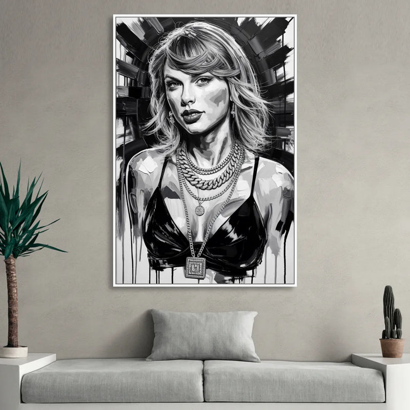 Wild Dreams 2.0 Sitting Room - White Canvas Wall Art