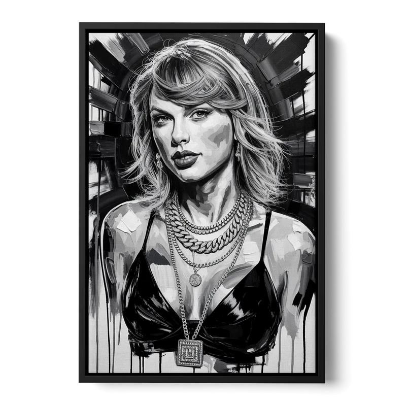 Wild Dreams 2.0 Front - Black Canvas Wall Art