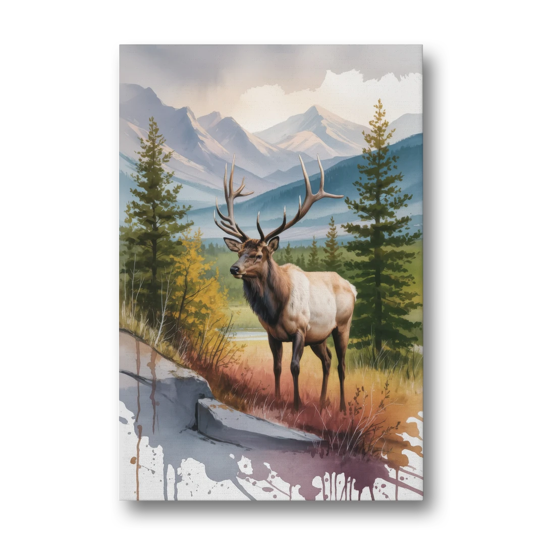Wildlife of Jasper - Canvas Wall Art - Front