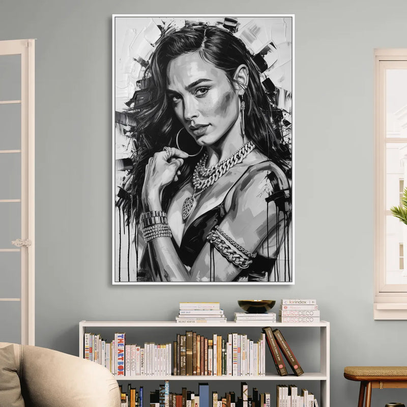 Wonder Grace 2.0 Living Room - White Canvas Wall Art