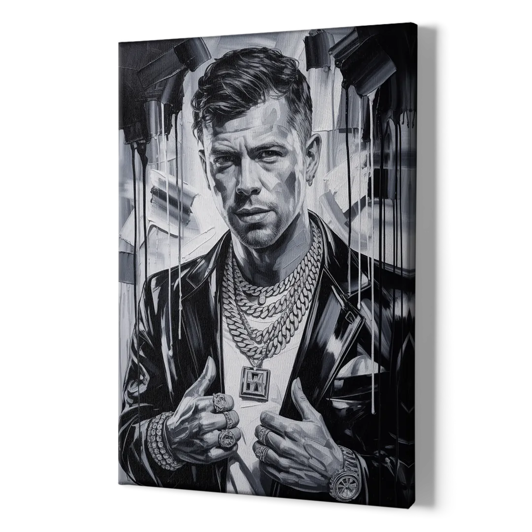 Yellow Dust 2.0 - Canvas Print Art Sides