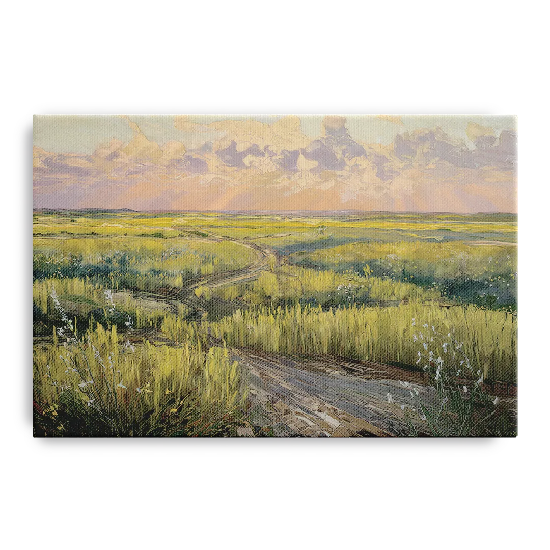 Lubbock Prairie Landscape - Canvas Wall Art