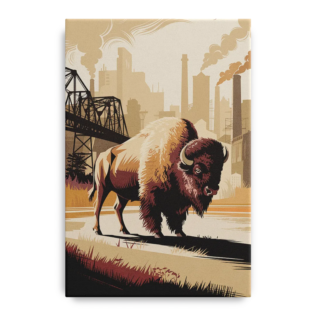 Buffalo Industrial Heritage - Canvas Wall Art