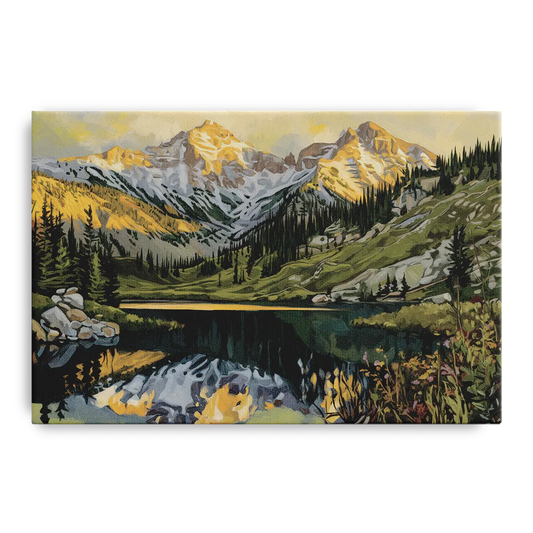 Breckenridge Colorado Rockies - Canvas Wall Art