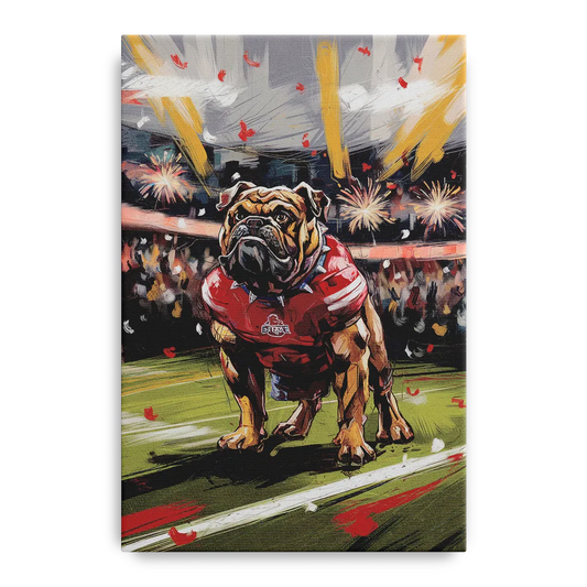 Fresno State Bulldogs Championship Glory - Canvas Wall Art