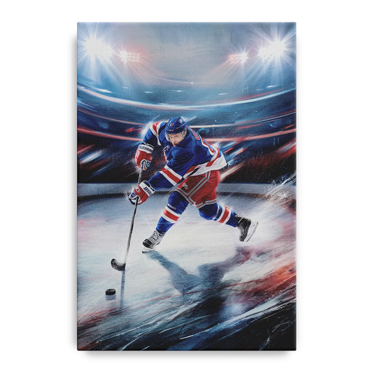 New York City Rangers Hockey - Canvas Wall Art